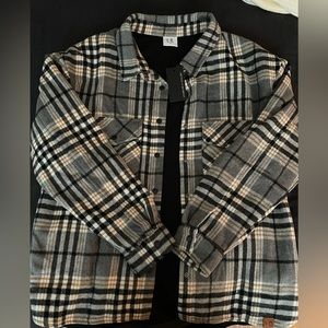 Little Bipsy Adult Flannel Shacket